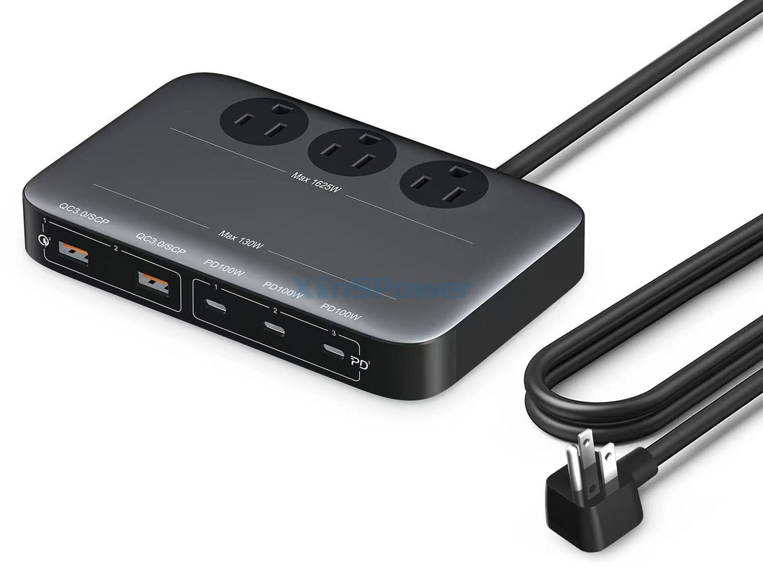 GaN 130W USB Power Strip