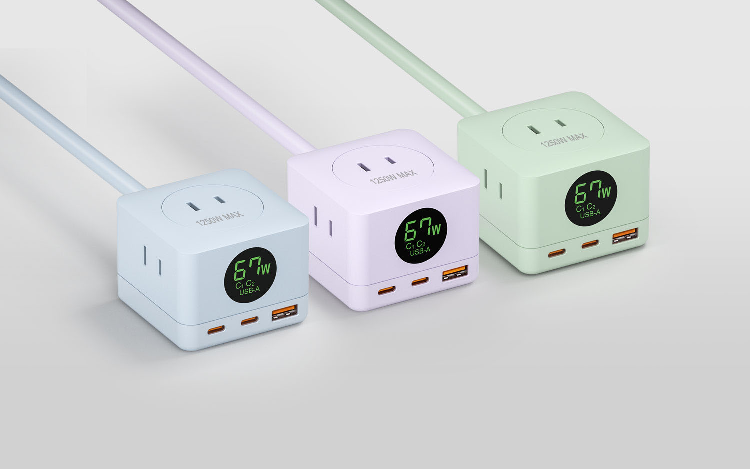 USB Power Strip Charger Station